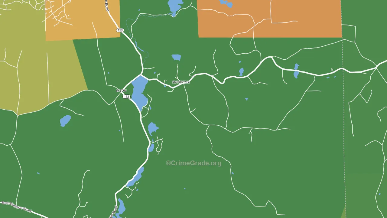 03832, NH Map of Drug-Related Crime Rates