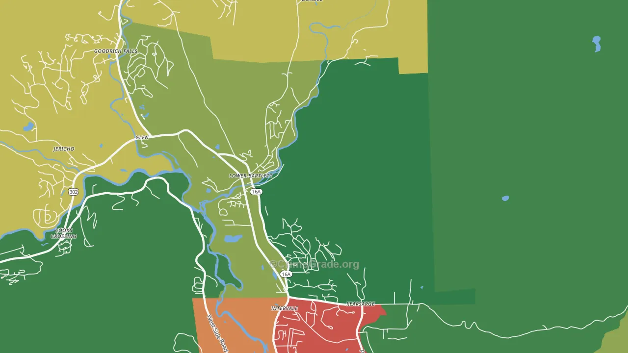 03845, NH Map of Drug-Related Crime Rates