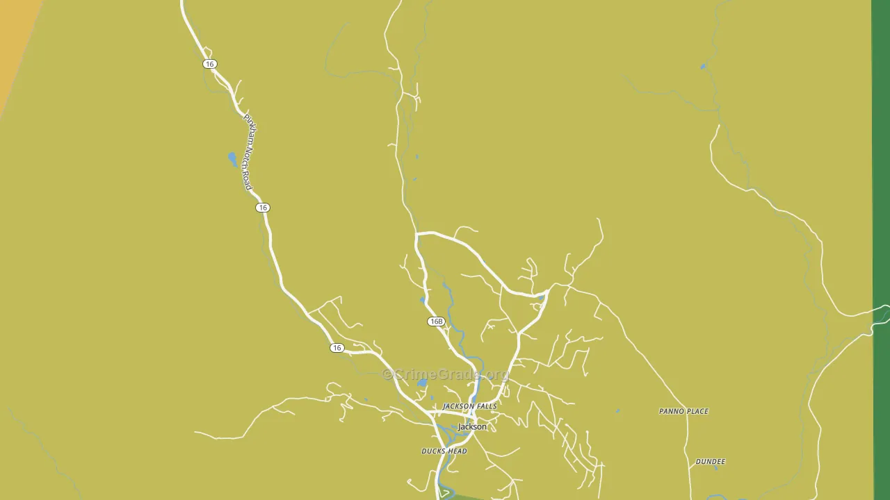 03846, NH Map of Drug-Related Crime Rates