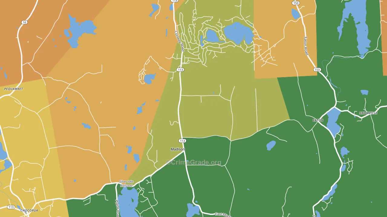 03849, NH Map of Drug-Related Crime Rates