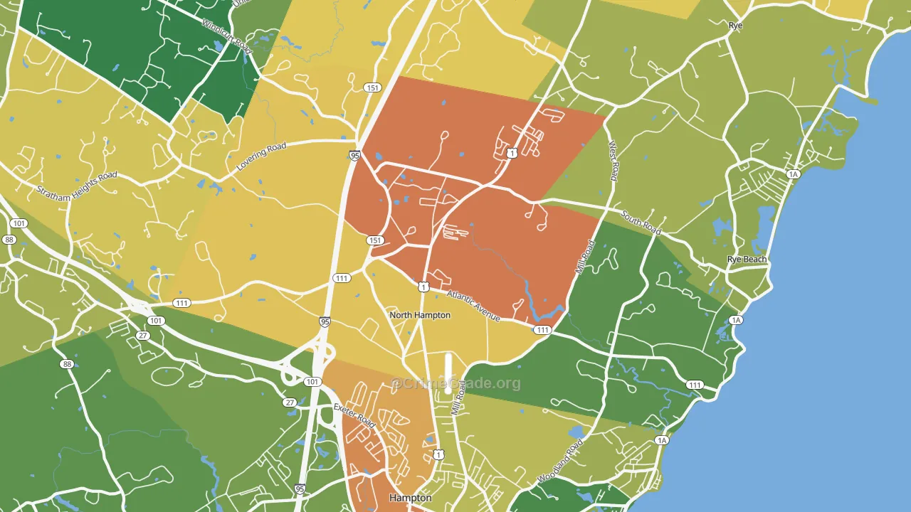 03862, NH Map of Drug-Related Crime Rates