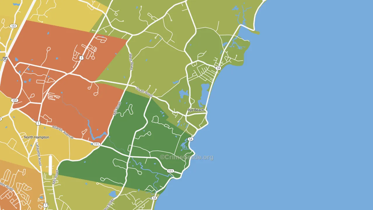 03871, NH Map of Drug-Related Crime Rates