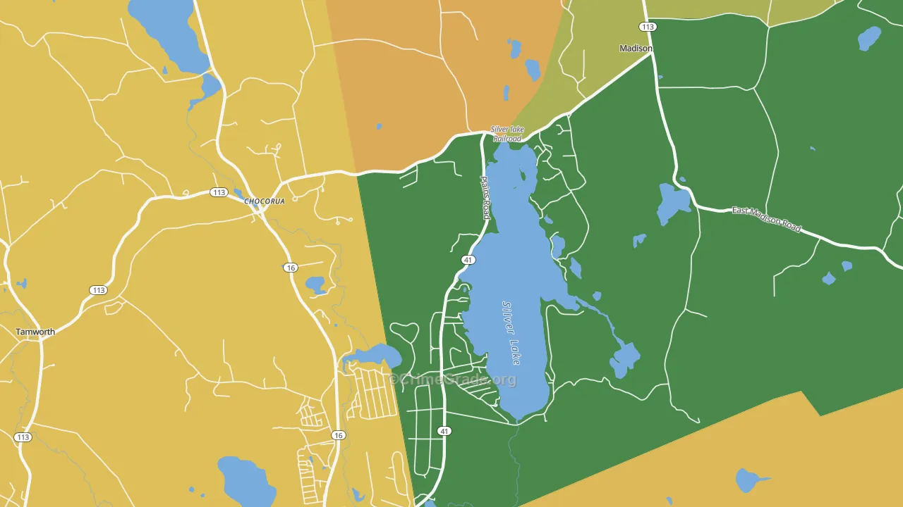 03875, NH Map of Drug-Related Crime Rates