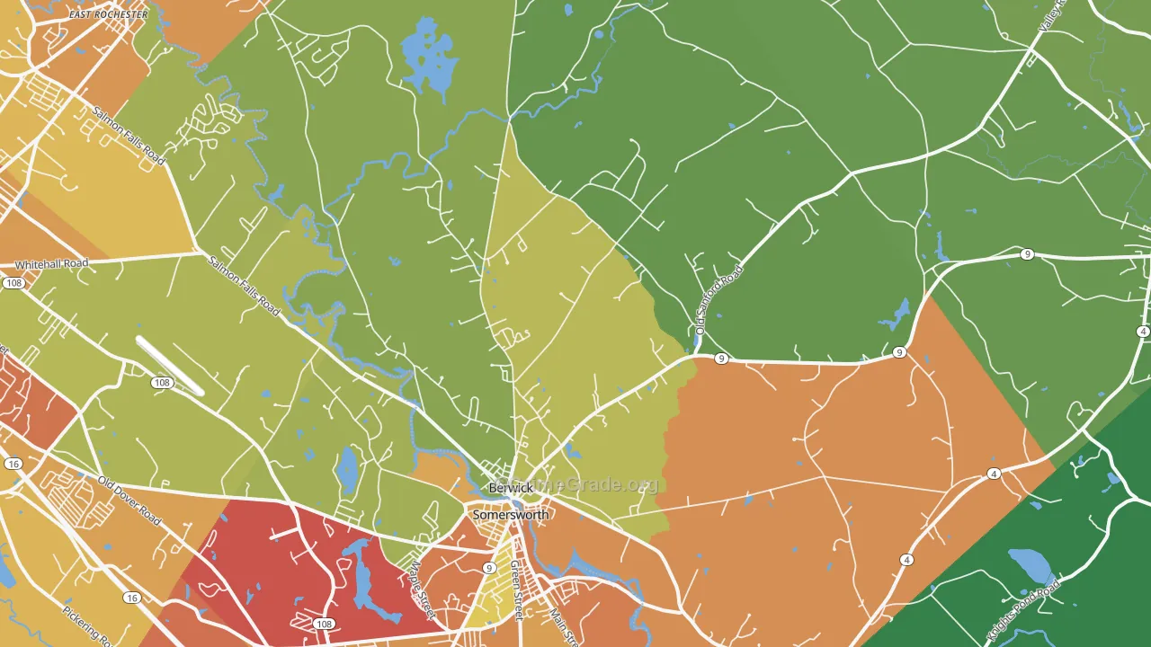 03901, ME Map of Drug-Related Crime Rates
