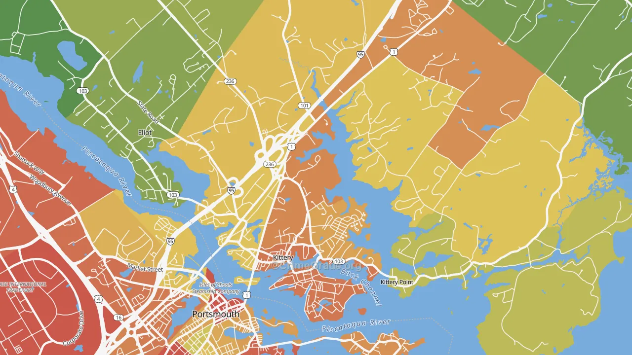 03904, ME Map of Drug-Related Crime Rates