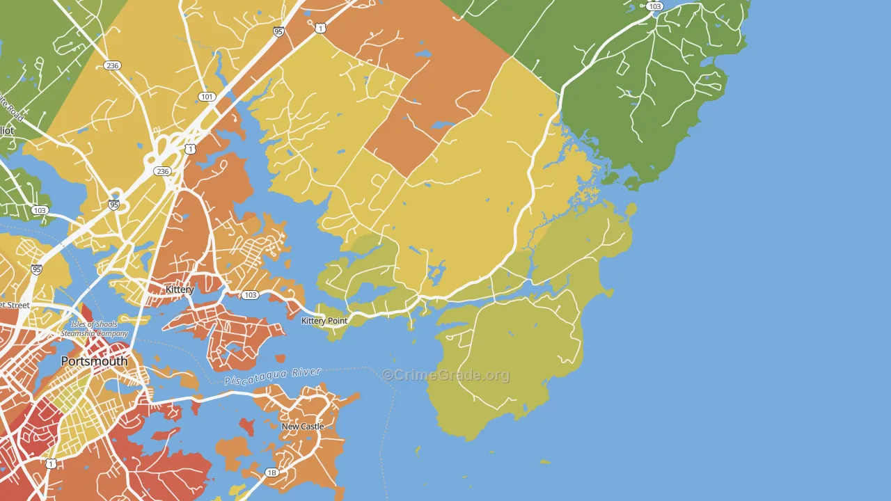 03905, ME Map of Drug-Related Crime Rates