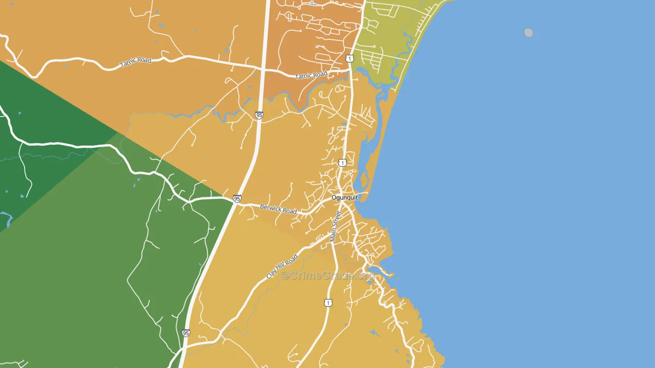 03907, ME Map of Drug-Related Crime Rates