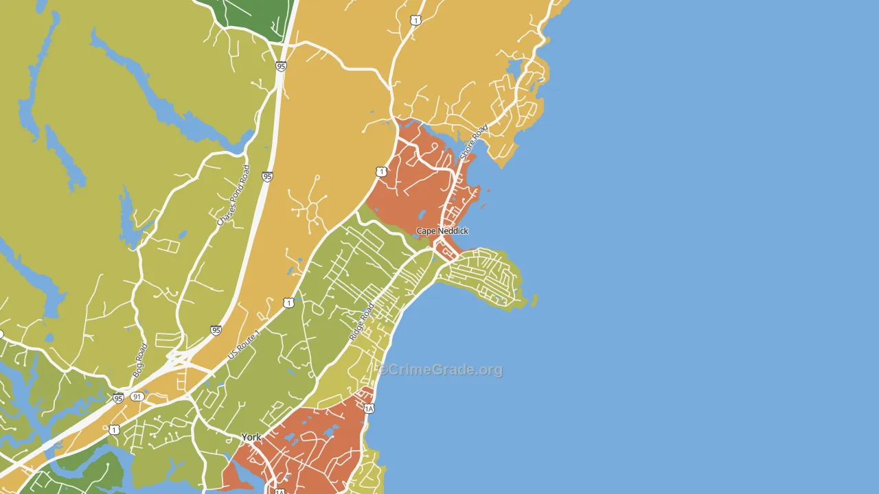 03910, ME Map of Drug-Related Crime Rates