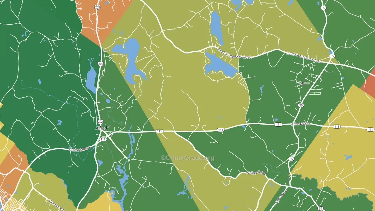 04002, ME Map of Drug-Related Crime Rates