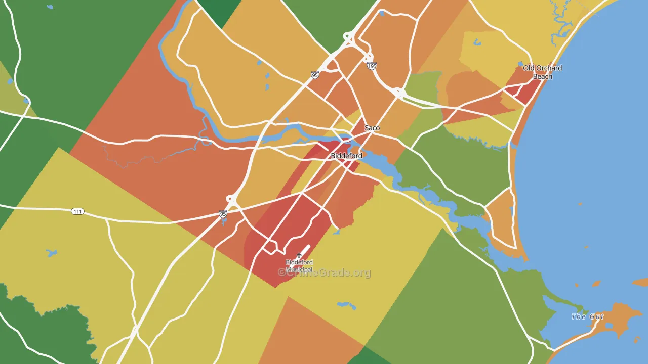 04005, ME Map of Drug-Related Crime Rates