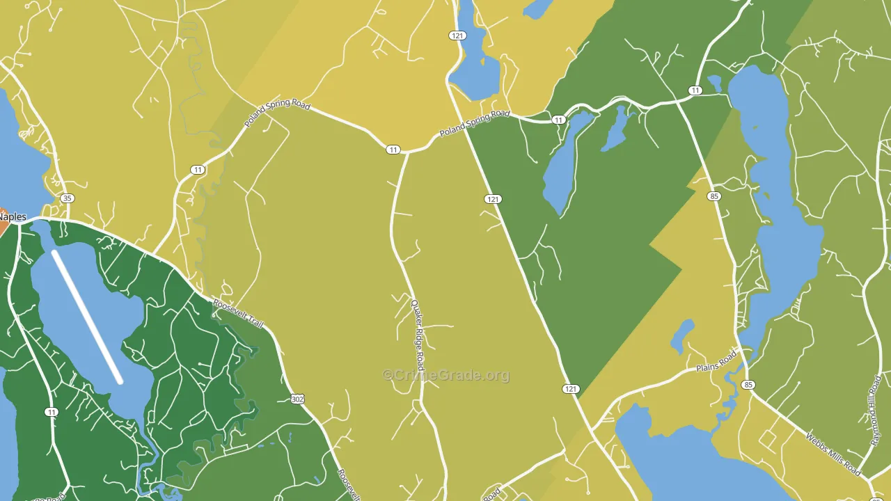 04015, ME Map of Drug-Related Crime Rates