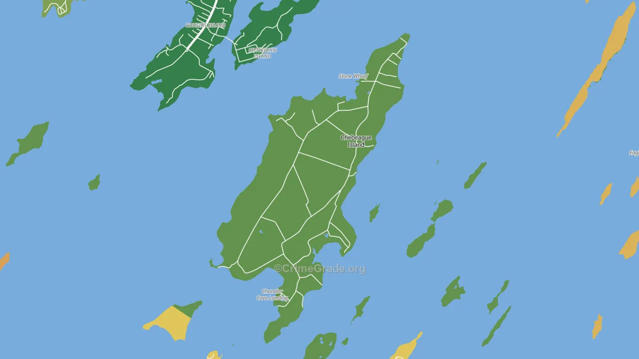 04017, ME Map of Drug-Related Crime Rates