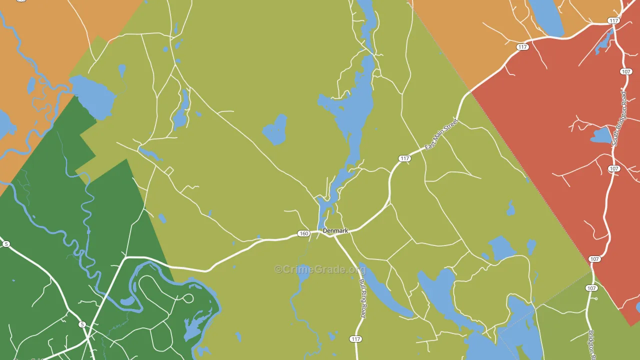 04022, ME Map of Drug-Related Crime Rates