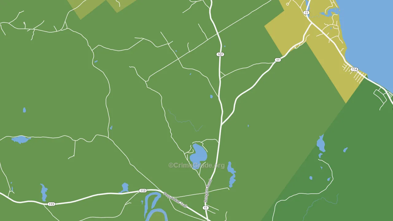 04024, ME Map of Drug-Related Crime Rates