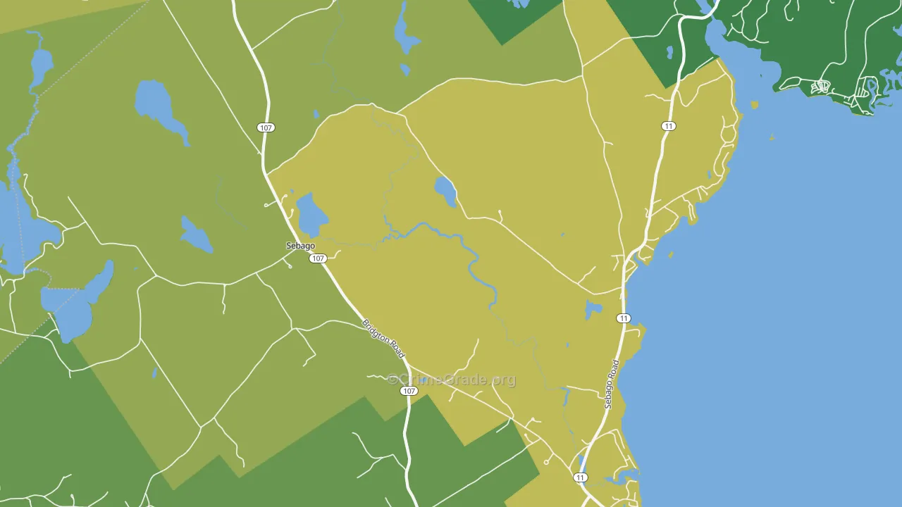 04029, ME Map of Drug-Related Crime Rates