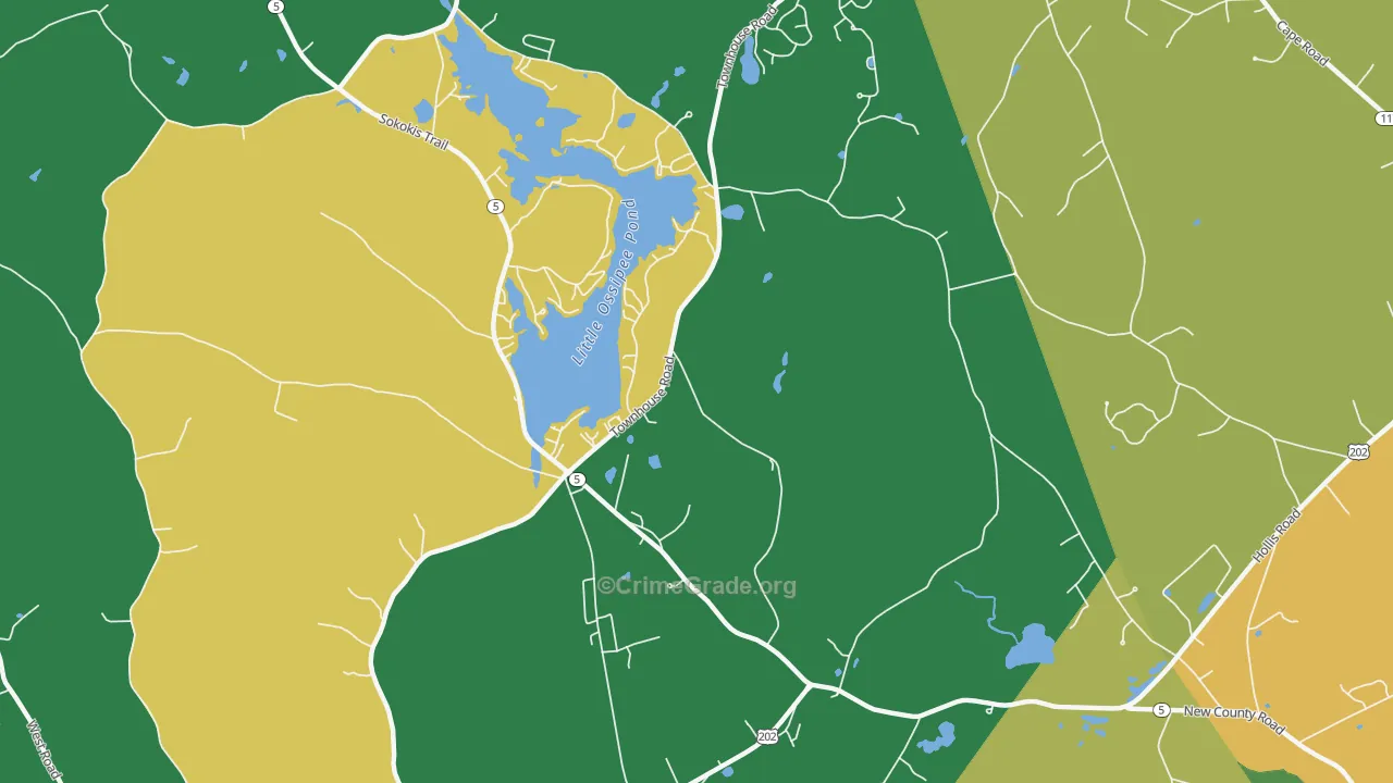 04030, ME Map of Drug-Related Crime Rates