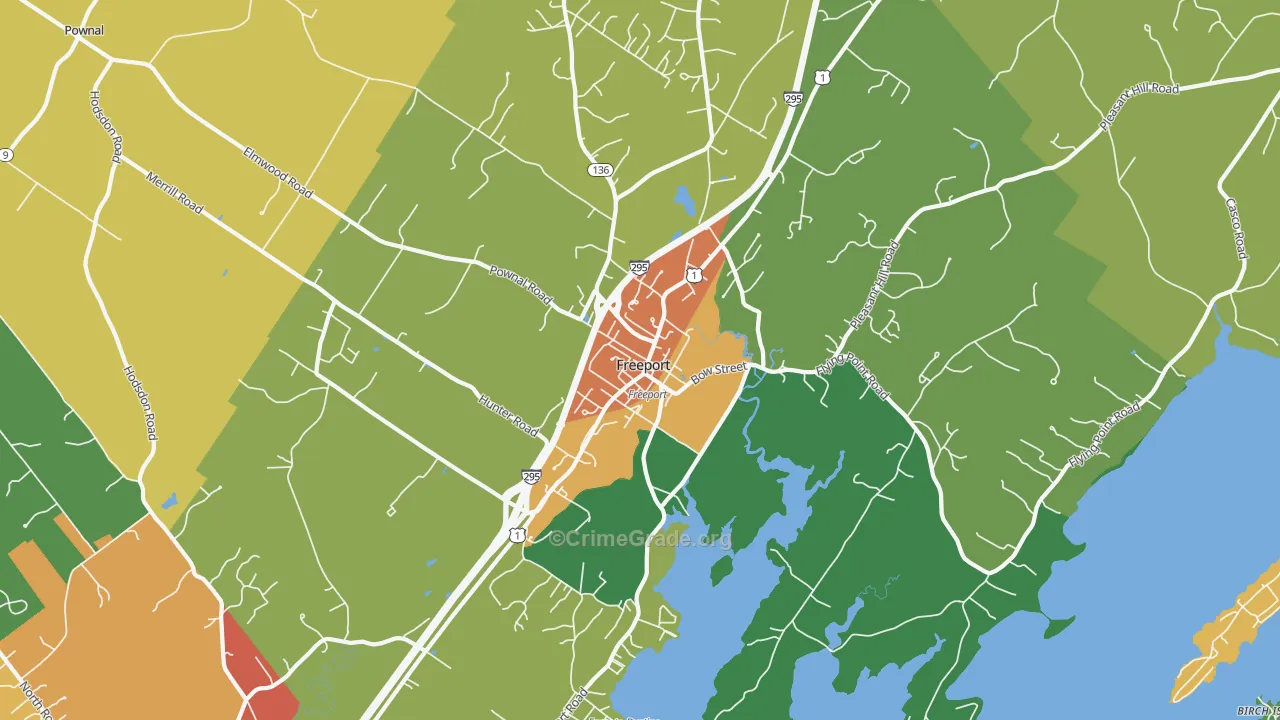 04032, ME Map of Drug-Related Crime Rates