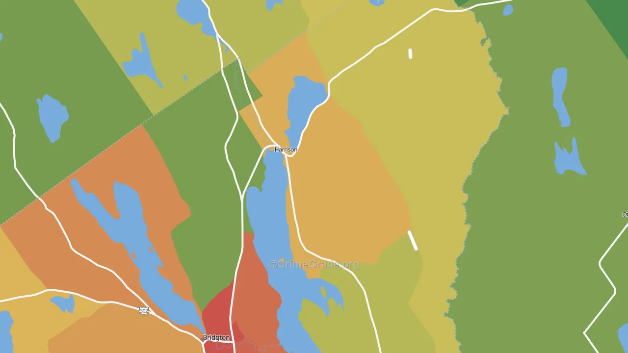 04040, ME Map of Drug-Related Crime Rates