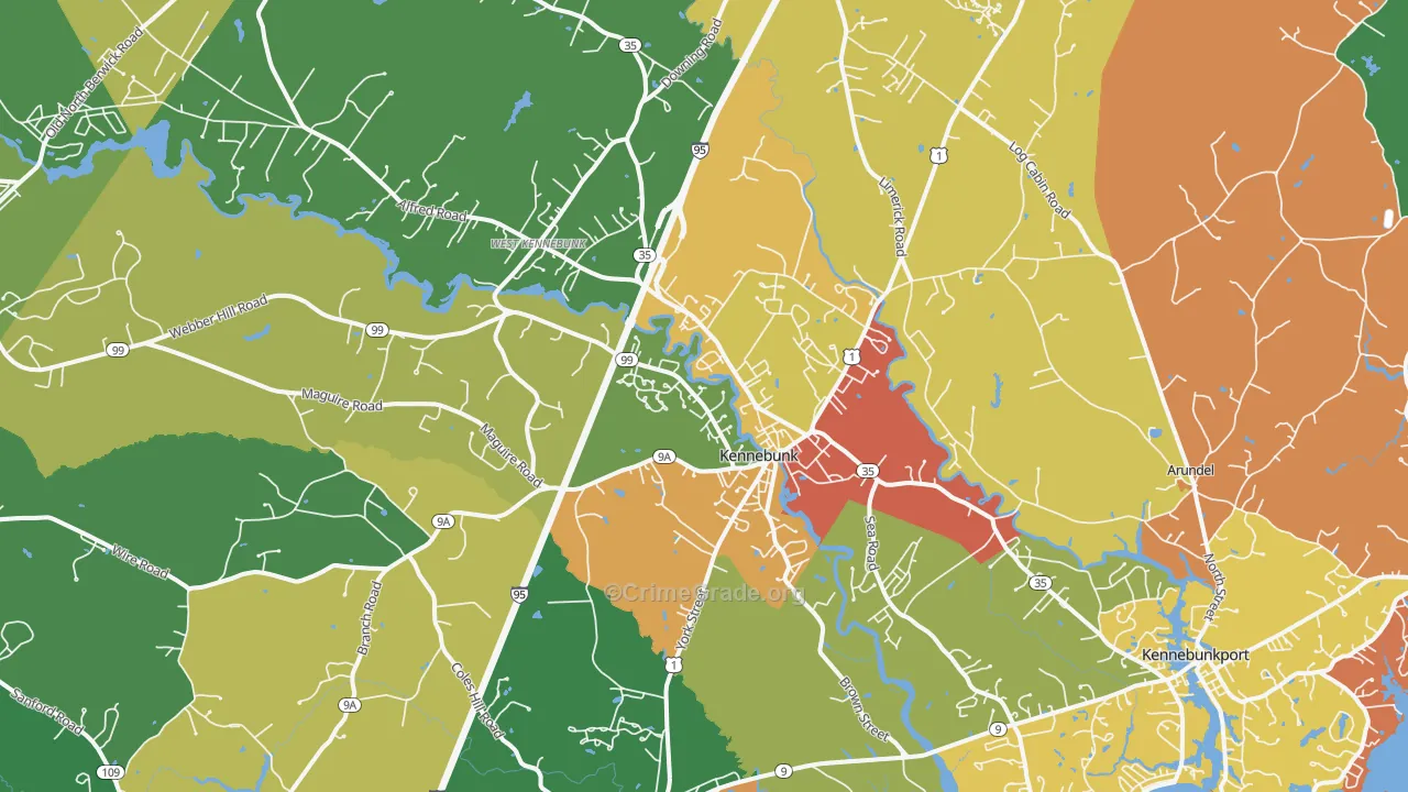 04043, ME Map of Drug-Related Crime Rates