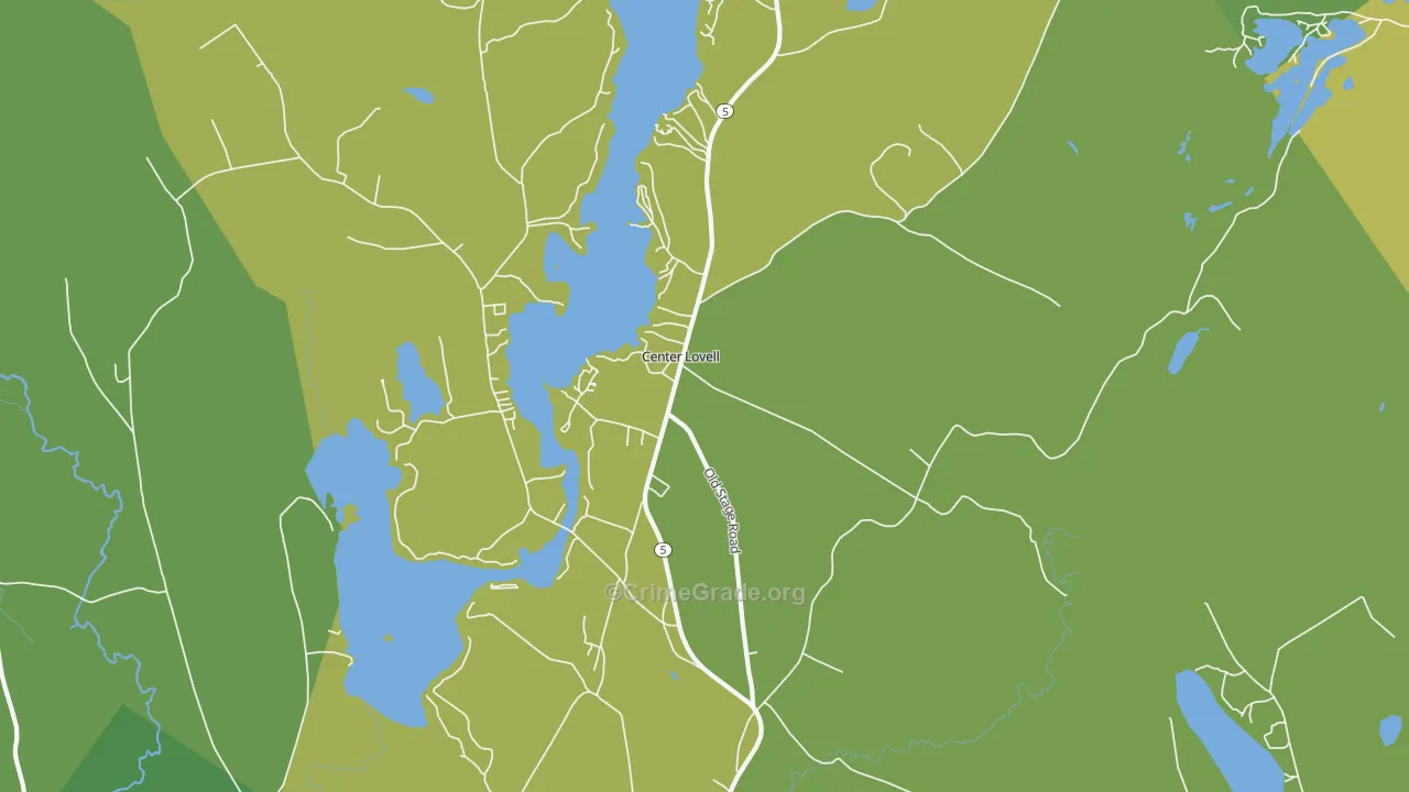04051, ME Map of Drug-Related Crime Rates