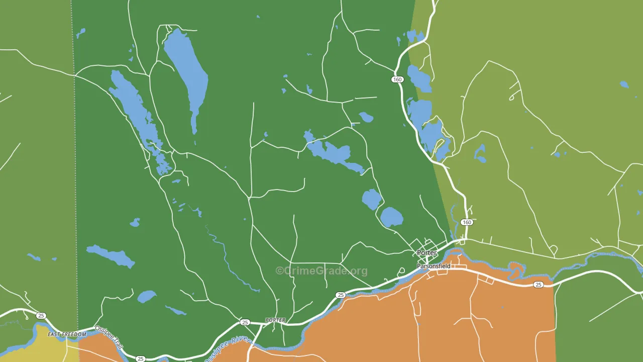 04068, ME Map of Drug-Related Crime Rates