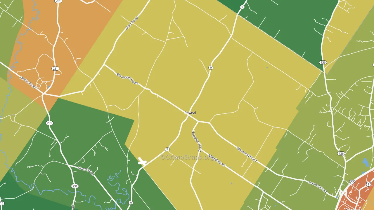 04069, ME Map of Drug-Related Crime Rates