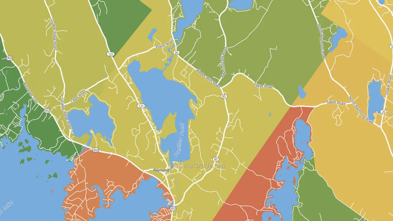 04071, ME Map of Drug-Related Crime Rates