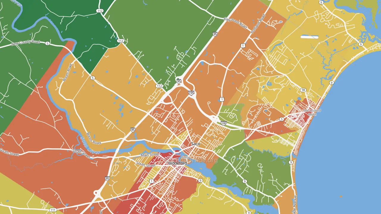 04072, ME Map of Drug-Related Crime Rates