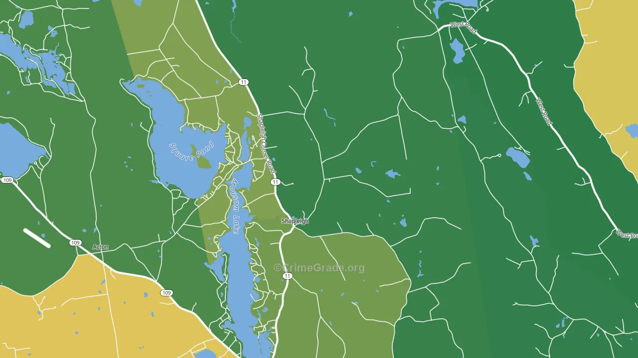04076, ME Map of Drug-Related Crime Rates