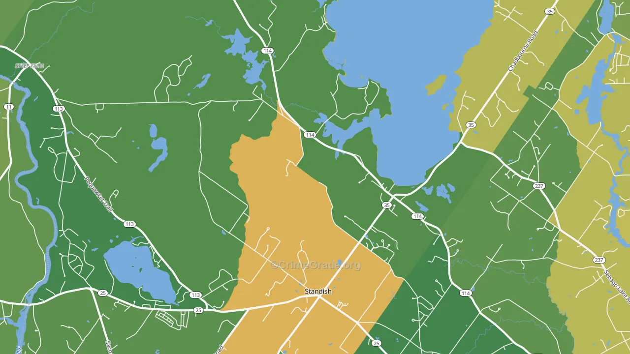 04084, ME Map of Drug-Related Crime Rates