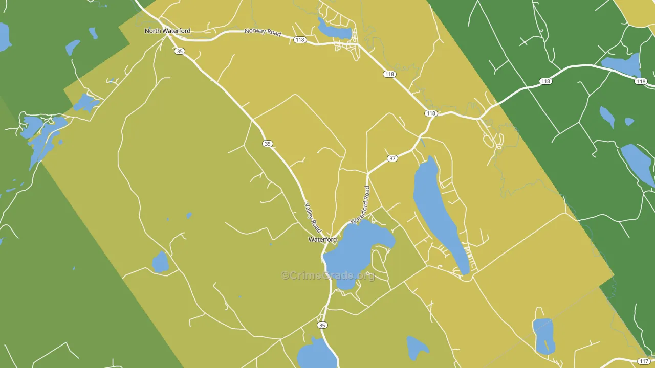 04088, ME Map of Drug-Related Crime Rates