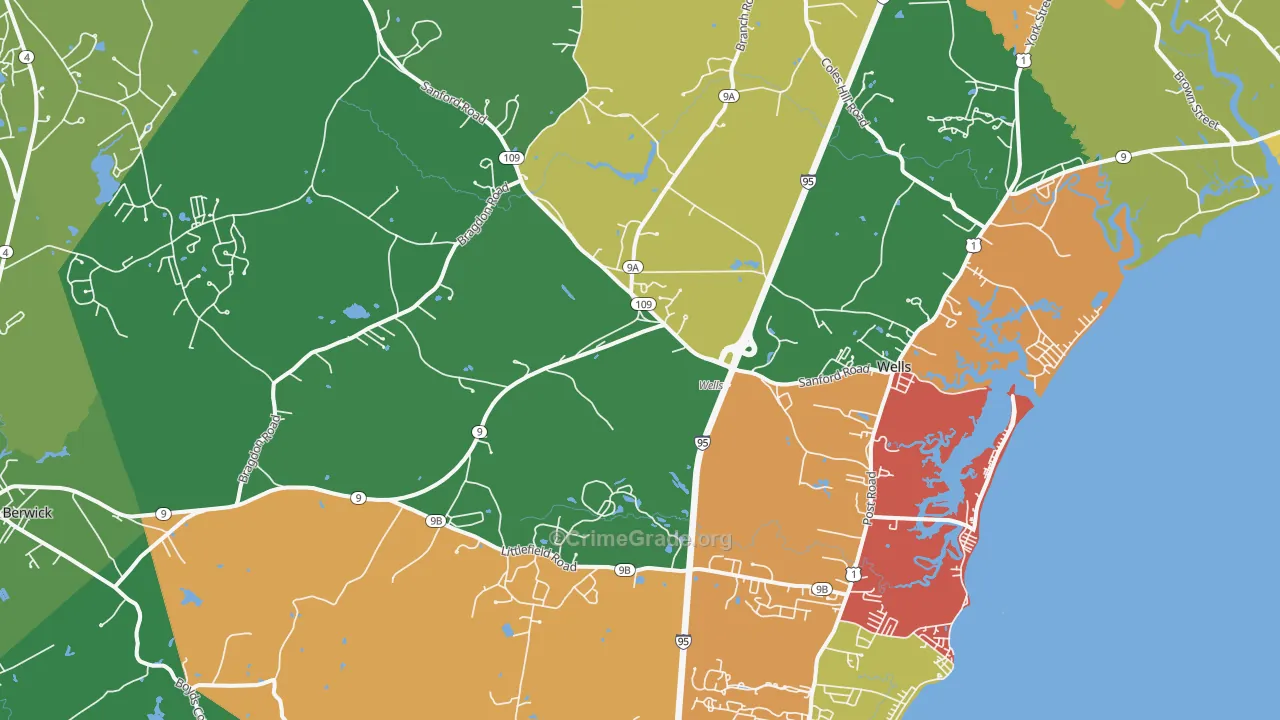 04090, ME Map of Drug-Related Crime Rates