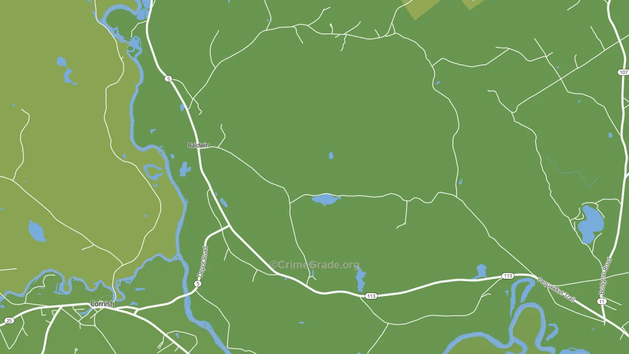 04091, ME Map of Drug-Related Crime Rates