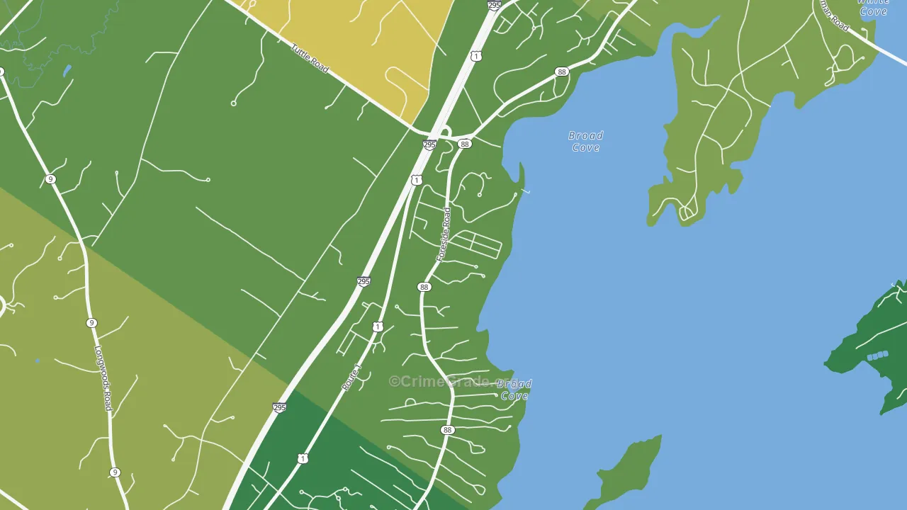 04110, ME Map of Drug-Related Crime Rates