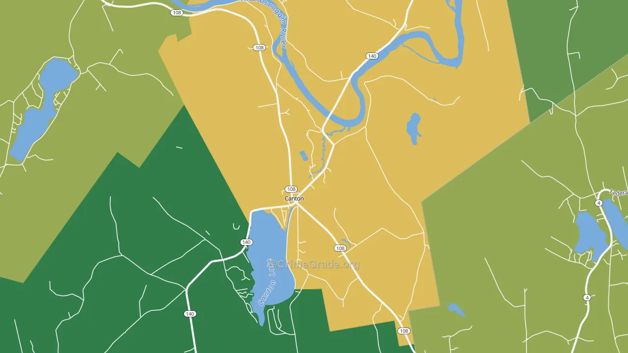 04221, ME Map of Drug-Related Crime Rates