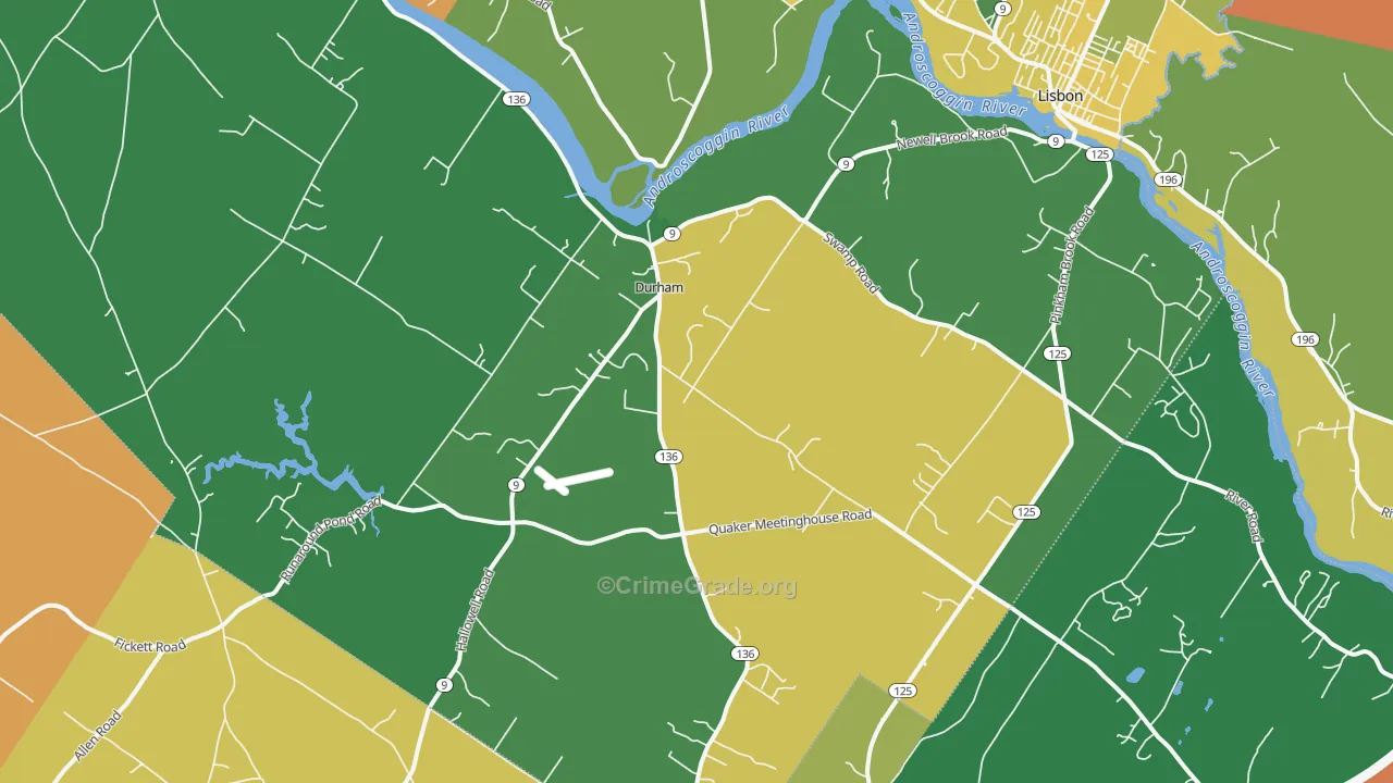 04222, ME Map of Drug-Related Crime Rates