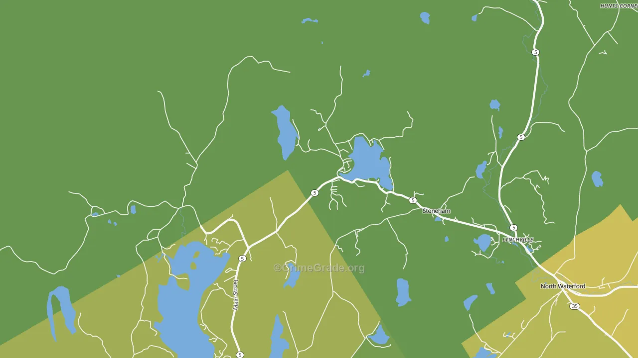 04231, ME Map of Drug-Related Crime Rates