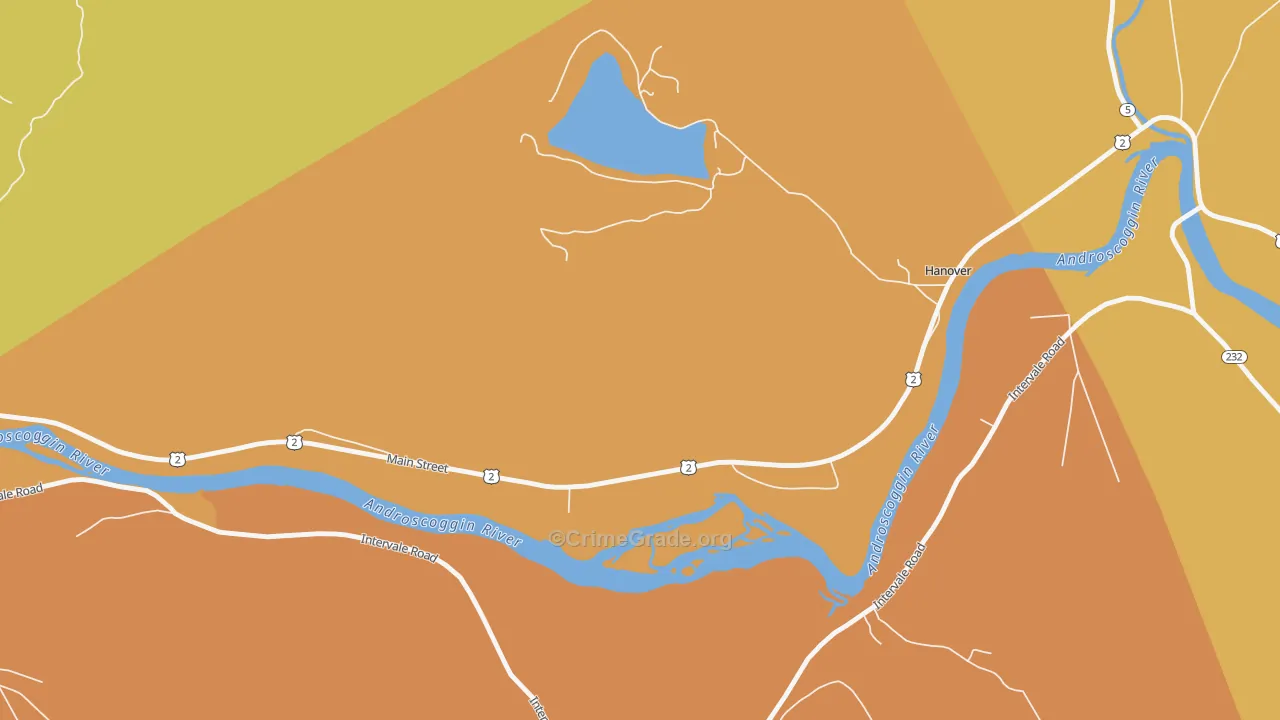 04237, ME Map of Drug-Related Crime Rates