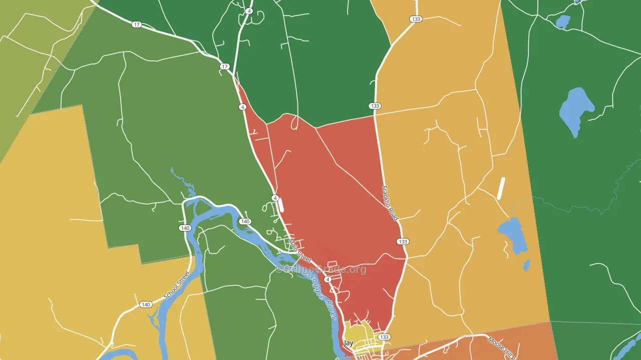 04239, ME Map of Drug-Related Crime Rates