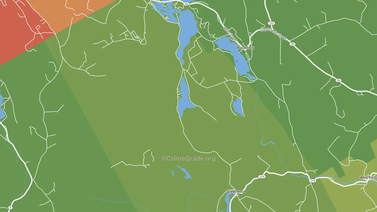 04255, ME Map of Drug-Related Crime Rates