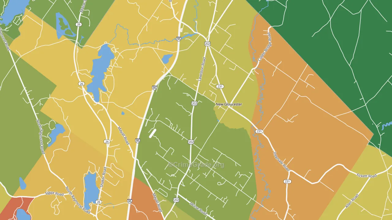 04260, ME Map of Drug-Related Crime Rates