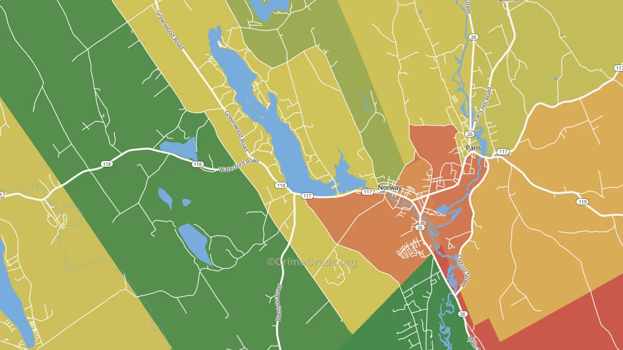04268, ME Map of Drug-Related Crime Rates