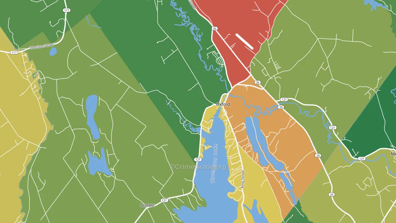 04270, ME Map of Drug-Related Crime Rates