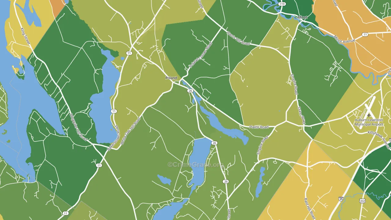 04274, ME Map of Drug-Related Crime Rates