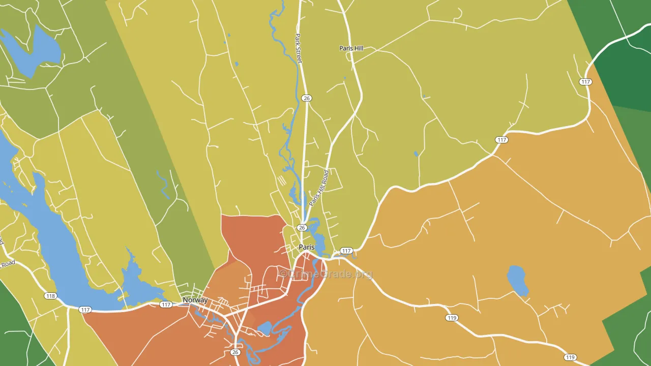 04281, ME Map of Drug-Related Crime Rates