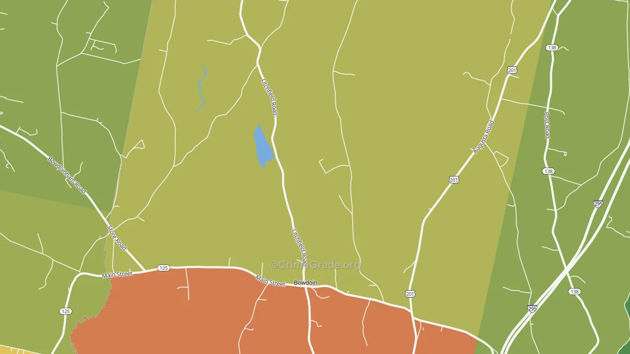 04287, ME Map of Drug-Related Crime Rates