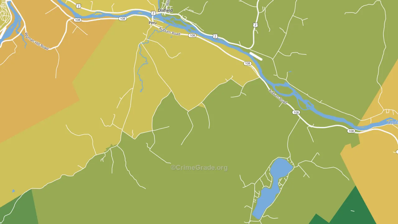 04290, ME Map of Drug-Related Crime Rates