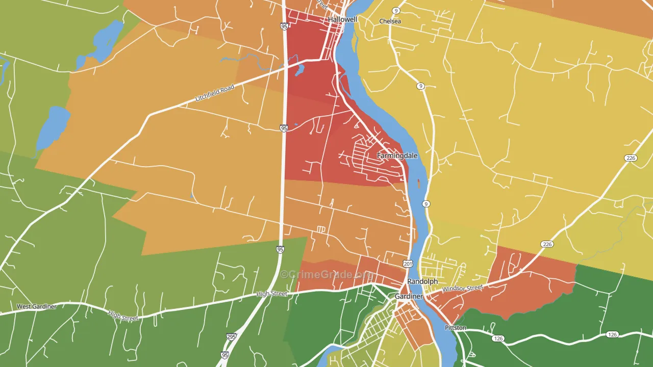 04344, ME Map of Drug-Related Crime Rates