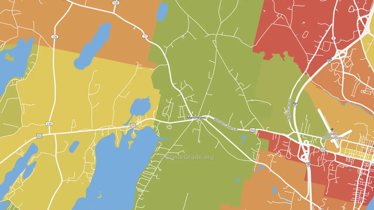 04351, ME Map of Drug-Related Crime Rates