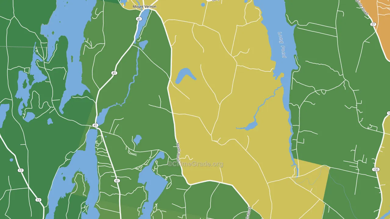 04352, ME Map of Drug-Related Crime Rates